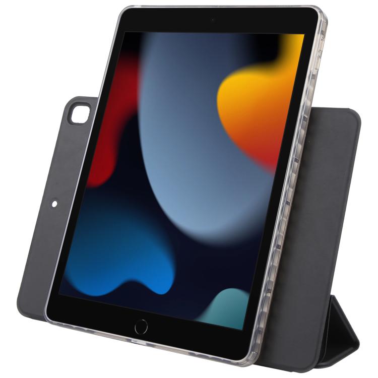 For iPad 10.2 2021 / 2020 / 10.5 2021 Trifold Magnetic Split Acrylic Leather Tablet Case