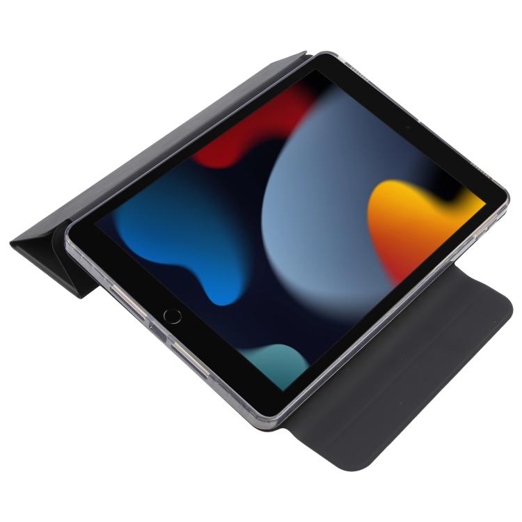For iPad 10.2 2021 / 2020 / 10.5 2021 Trifold Magnetic Split Acrylic Leather Tablet Case