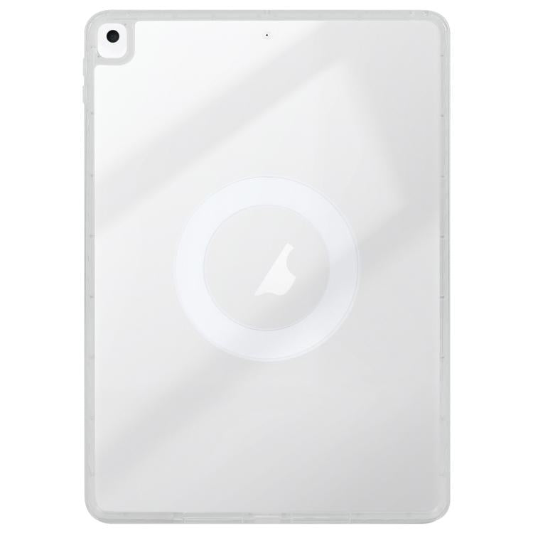 For iPad 10.2 2021 / 2020 / 10.5 2021 Trifold Magnetic Split Acrylic Leather Tablet Case