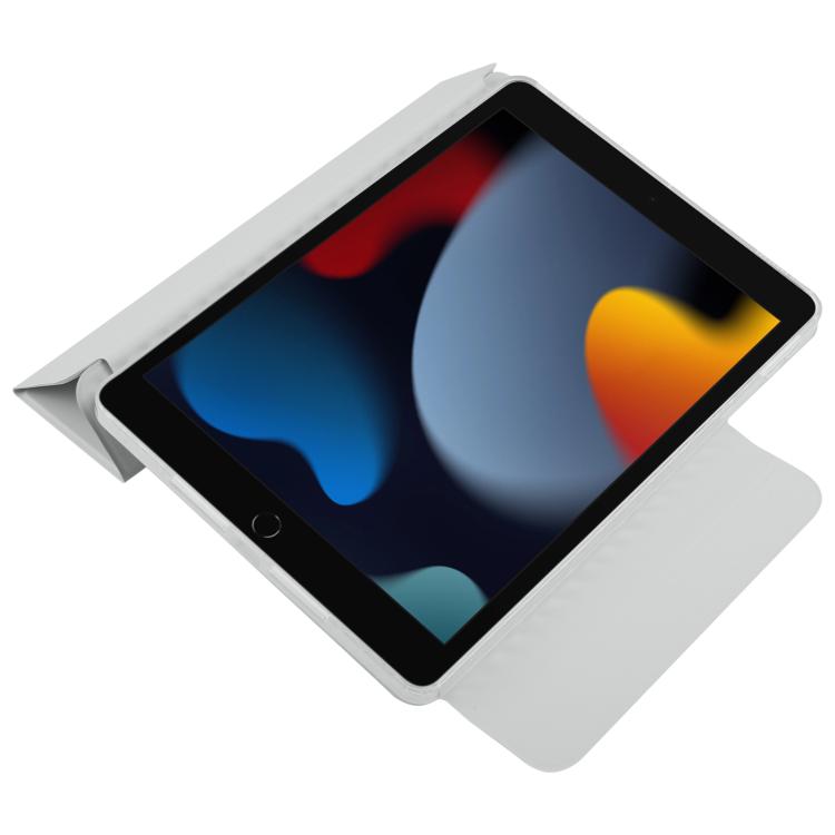 For iPad 10.2 2021 / 2020 / 10.5 2021 Trifold Magnetic Split Acrylic Leather Tablet Case