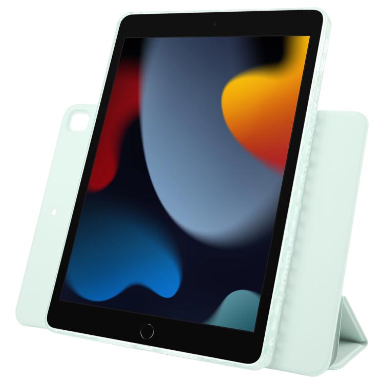 For iPad 10.2 2021 / 2020 / 10.5 2021 Trifold Magnetic Split Acrylic Leather Tablet Case