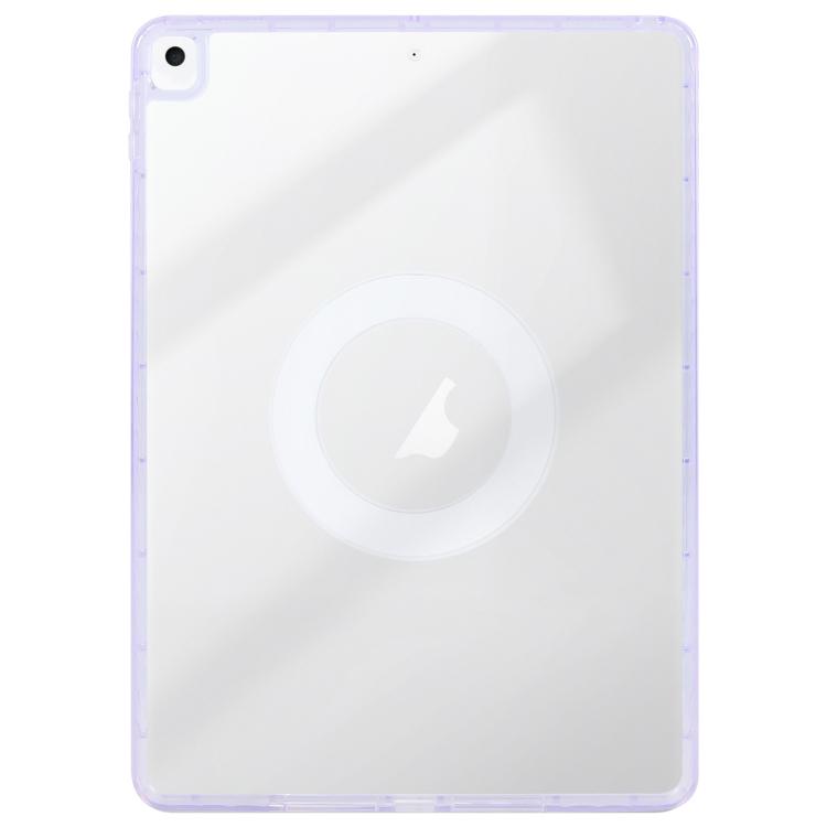 For iPad 10.2 2021 / 2020 / 10.5 2021 Trifold Magnetic Split Acrylic Leather Tablet Case