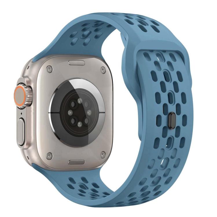 For Apple Watch 46mm / 49mm / 45mm / 44mm xDfind Mesh Reverse Buckle Silicone Watch Band