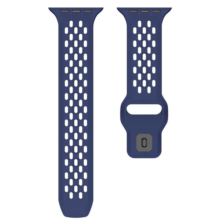For Apple Watch 46mm / 49mm / 45mm / 44mm xDfind Mesh Reverse Buckle Silicone Watch Band