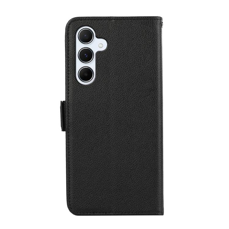 For Samsung Galaxy A37 5G ABEEL Side-Magnetic Litchi Pattern Leather RFID Phone Case