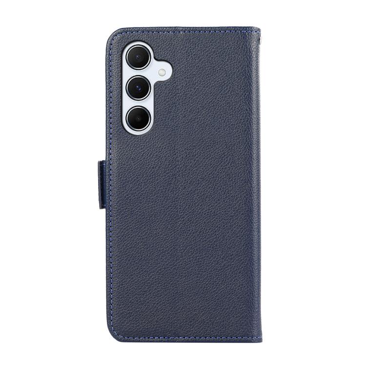 For Samsung Galaxy A57 5G ABEEL Side-Magnetic Litchi Pattern Leather RFID Phone Case