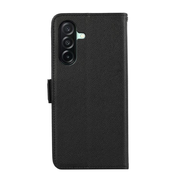 For Samsung Galaxy A27 5G ABEEL Side-Magnetic Litchi Pattern Leather RFID Phone Case