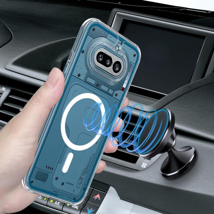 For Nothing Phone 4a MagSafe Clear Acrylic PC Hybrid TPU Phone Case - Transparent