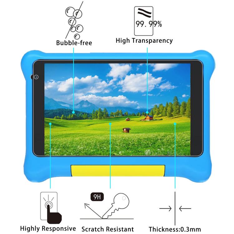For HotLight TK707 7 inch 9H 0.3mm Explosion-proof Tempered Glass Film
