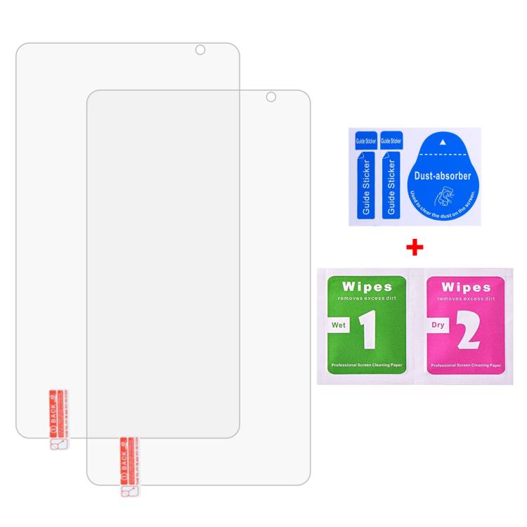For HotLight TK707 7 inch 2pcs 9H 0.3mm Explosion-proof Tempered Glass Film