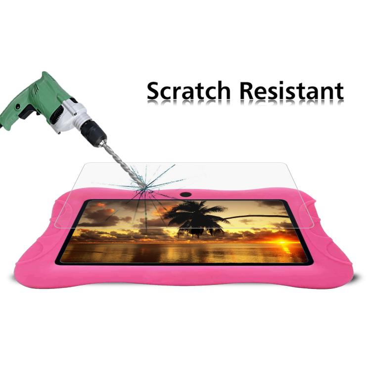 For VESWWE V9 Tablet 7.0 2pcs 9H 0.3mm Explosion-proof Tempered Glass Film