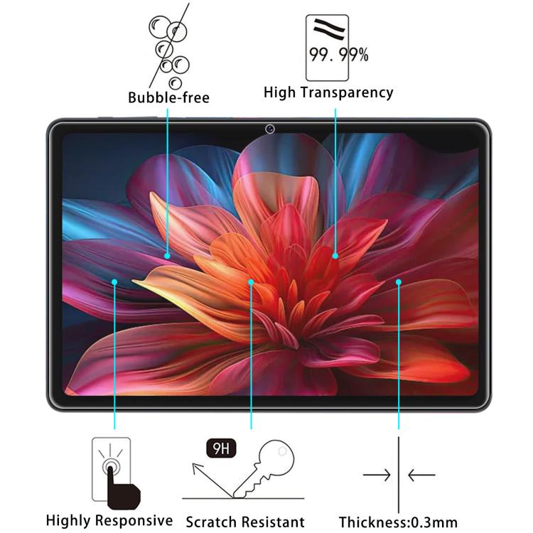 For JIKOCXN C30 10.1 inch 9H 0.3mm Explosion-proof Tempered Glass Film