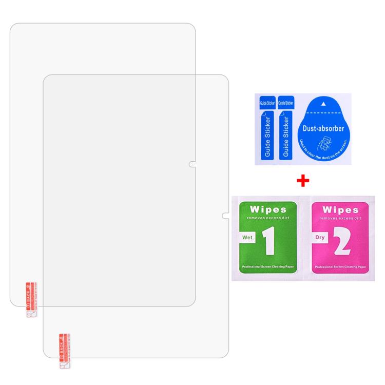 For SVITOO PL001 10.1 inch 2pcs 9H 0.3mm Explosion-proof Tempered Glass Film