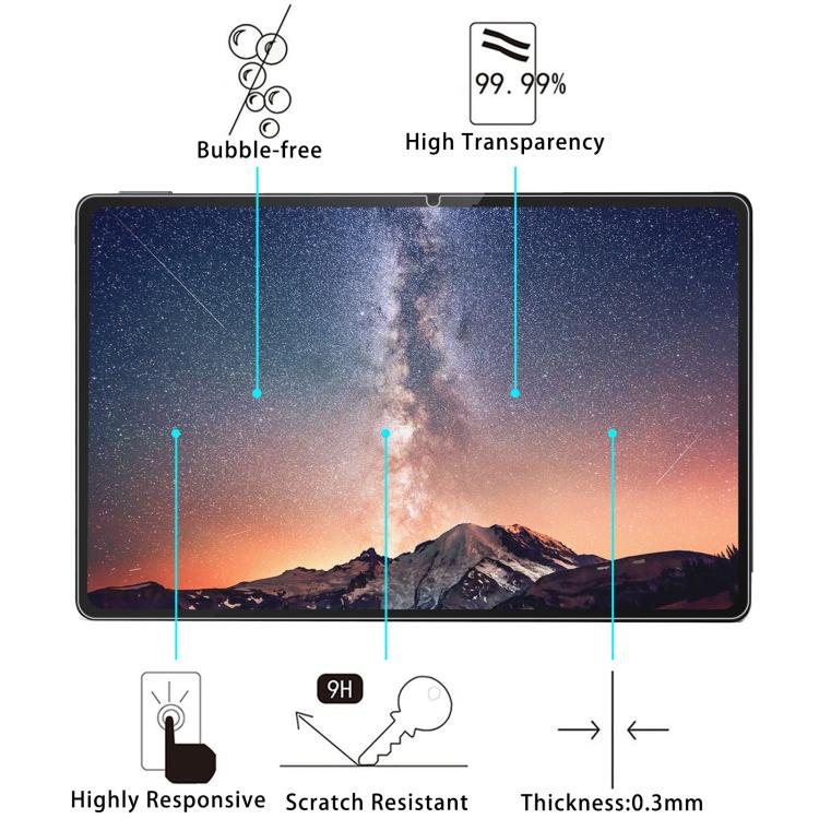 For Azeyou F27 / F29 12 inch 9H 0.3mm Explosion-proof Tempered Glass Film