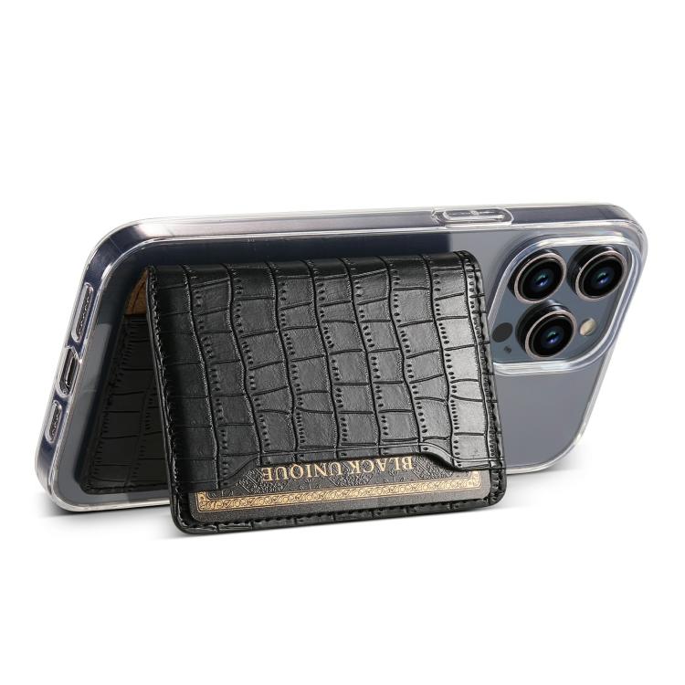V03 Alligator Texture Back-attached NN Card Bag
