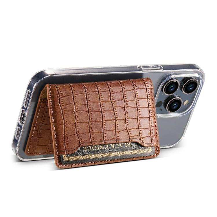 V03 Alligator Texture Back-attached NN Card Bag