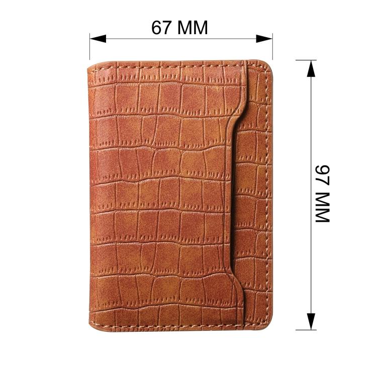 V03 Alligator Texture Back-attached NN Card Bag