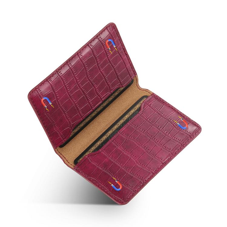 V03 Alligator Texture Back-attached NN Card Bag