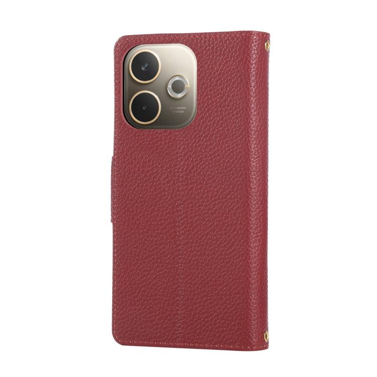 For OPPO A5 Pro 5G Global Round Buckle Zipper Wallet Leather Phone Case with Crossbody Strap
