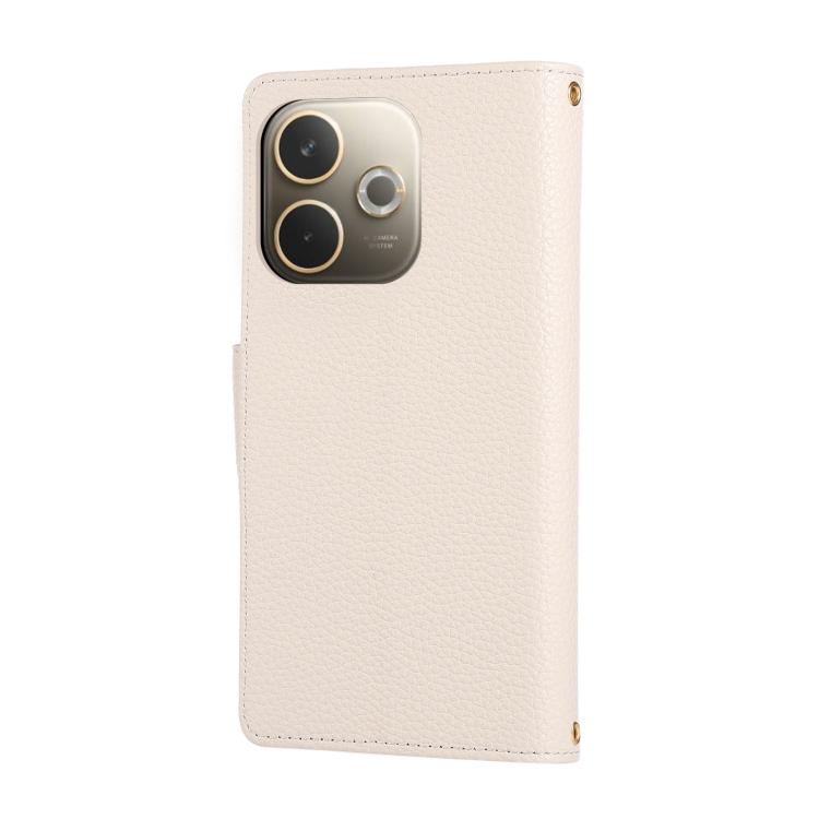 For OPPO A5 Pro 5G Global Round Buckle Zipper Wallet Leather Phone Case with Crossbody Strap