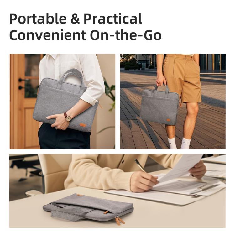 ROCK 14.9 inch Laptop Bag Handle Bag - Grey