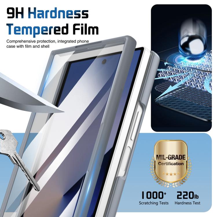 For Samsung Galaxy Z Fold6 Film Integrated Lens Frame Bracket Phone Case with Wristband
