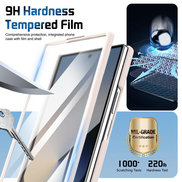 For Samsung Galaxy Z Fold7 Film Integrated Lens Frame Bracket Phone Case with Wristband