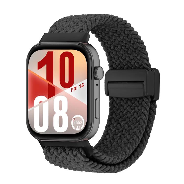 For Huawei Watch Fit 5 / Fit 5 Pro / Fit 4 Magnetic Buckle Loop Woven Watch Band