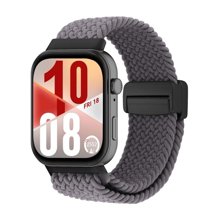 For Huawei Watch Fit 5 / Fit 5 Pro / Fit 4 Magnetic Buckle Loop Woven Watch Band