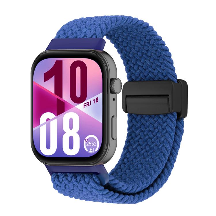 For Huawei Watch Fit 5 / Fit 5 Pro / Fit 4 Magnetic Buckle Loop Woven Watch Band