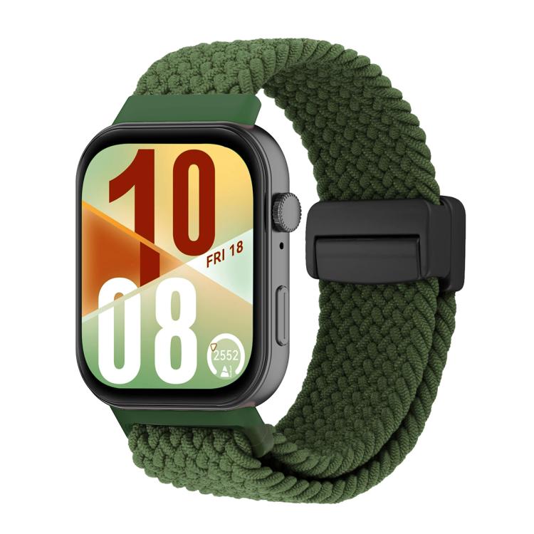 For Huawei Watch Fit 5 / Fit 5 Pro / Fit 4 Magnetic Buckle Loop Woven Watch Band