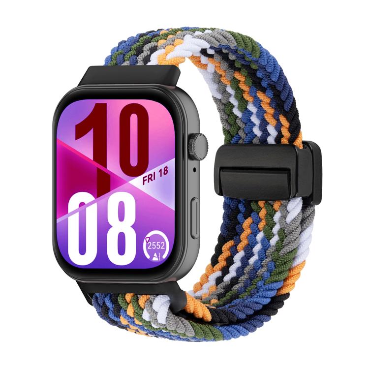 For Huawei Watch Fit 5 / Fit 5 Pro / Fit 4 Magnetic Buckle Loop Woven Watch Band