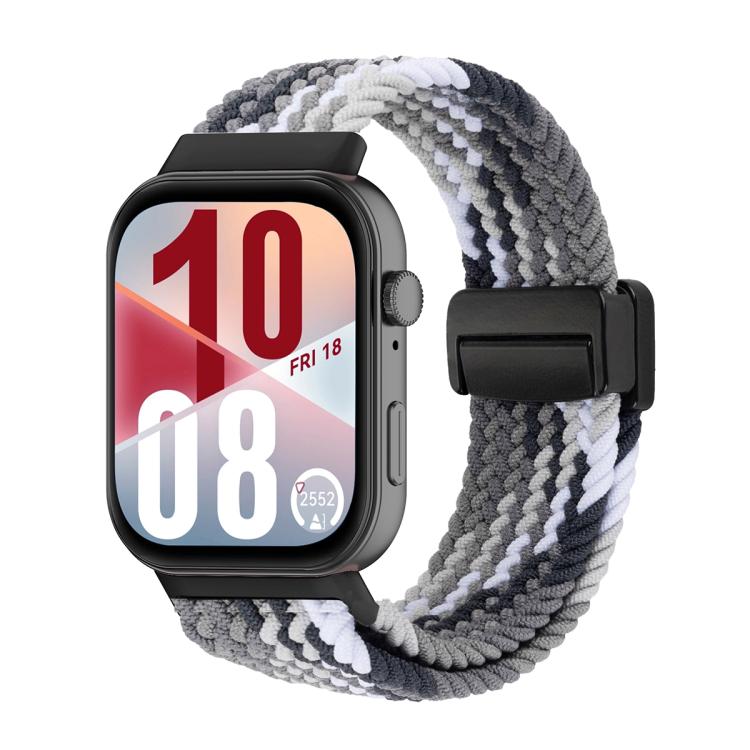 For Huawei Watch Fit 5 / Fit 5 Pro / Fit 4 Magnetic Buckle Loop Woven Watch Band