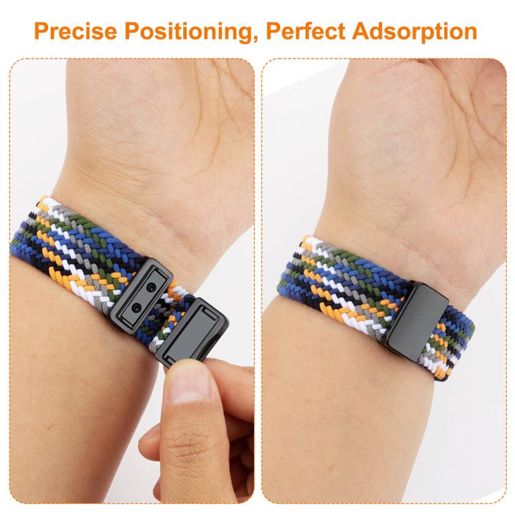 For Huawei Watch Fit 5 / Fit 5 Pro / Fit 4 Magnetic Buckle Loop Woven Watch Band