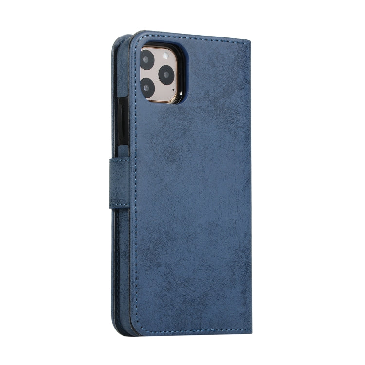 For iPhone 11 Pro Max KLT888-2 Retro 2 in 1 Detachable Magnetic Horizontal Flip TPU + PU Leather Case with Holder & Card Slots & Photo Frame & Wallet