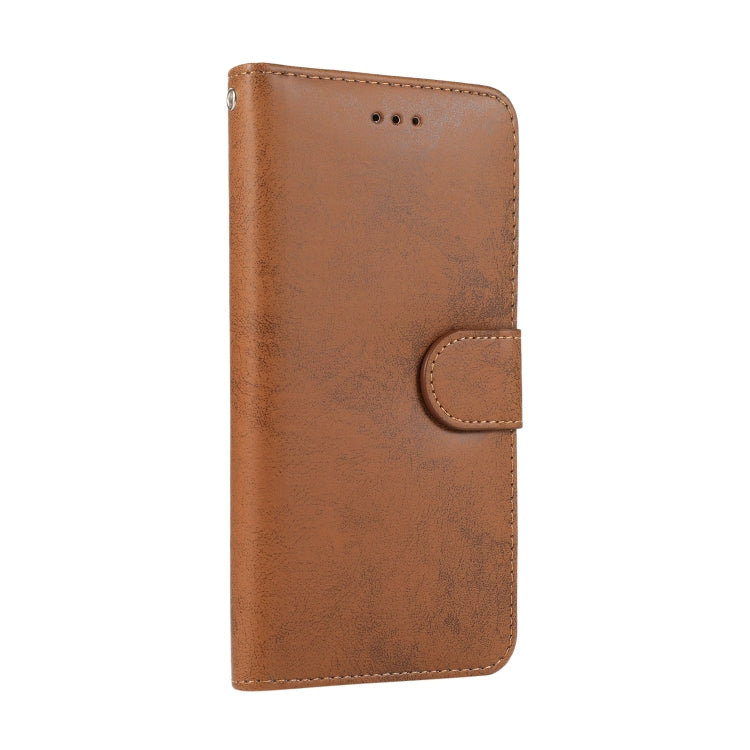 For iPhone 6 Plus KLT888-2 Retro 2 in 1 Detachable Magnetic Horizontal Flip TPU + PU Leather Case with Holder & Card Slots & Photo Frame & Wallet