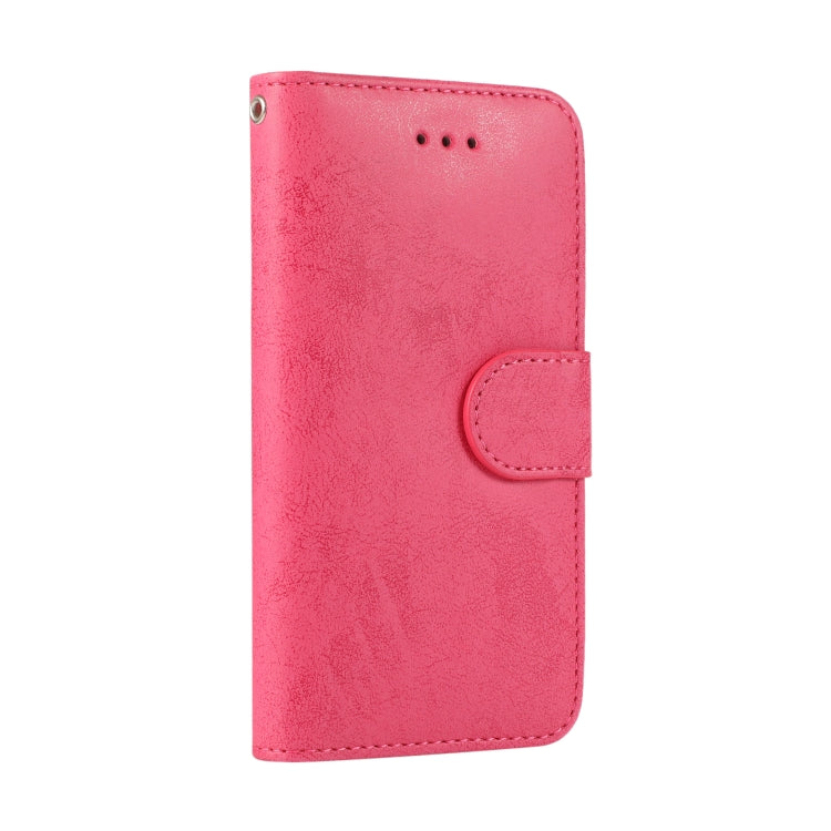 For iPhone SE 2022 / SE 2020 / 8 / 7 KLT888-2 Retro 2 in 1 Detachable Magnetic Horizontal Flip TPU + PU Leather Case with Holder & Card Slots & Photo Frame & Wallet