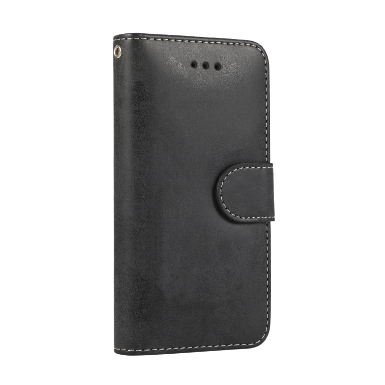 For iPhone SE 2022 / SE 2020 / 8 / 7 KLT888-2 Retro 2 in 1 Detachable Magnetic Horizontal Flip TPU + PU Leather Case with Holder & Card Slots & Photo Frame & Wallet