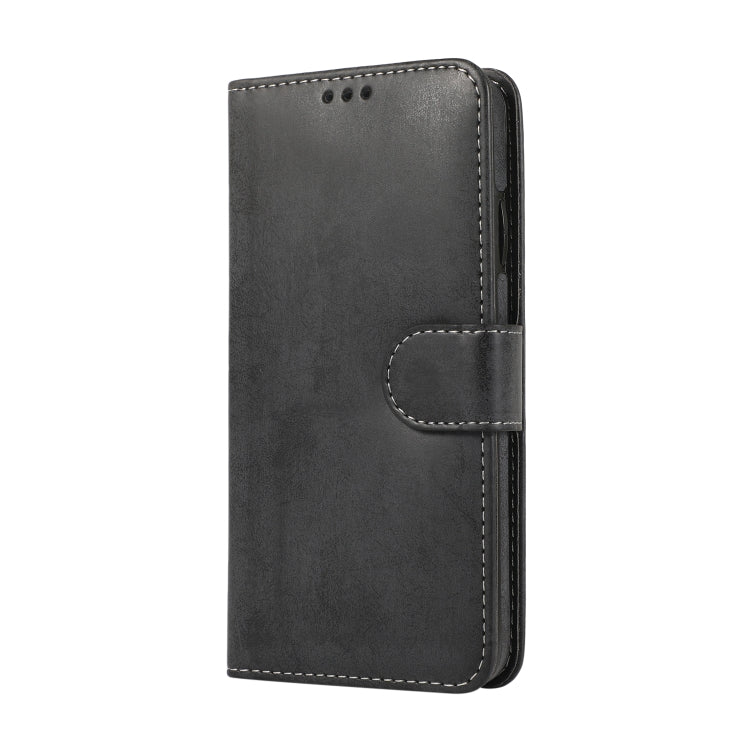 For iPhone X / XS KLT888-2 Retro 2 in 1 Detachable Magnetic Horizontal Flip TPU + PU Leather Case with Holder & Card Slots & Photo Frame & Wallet