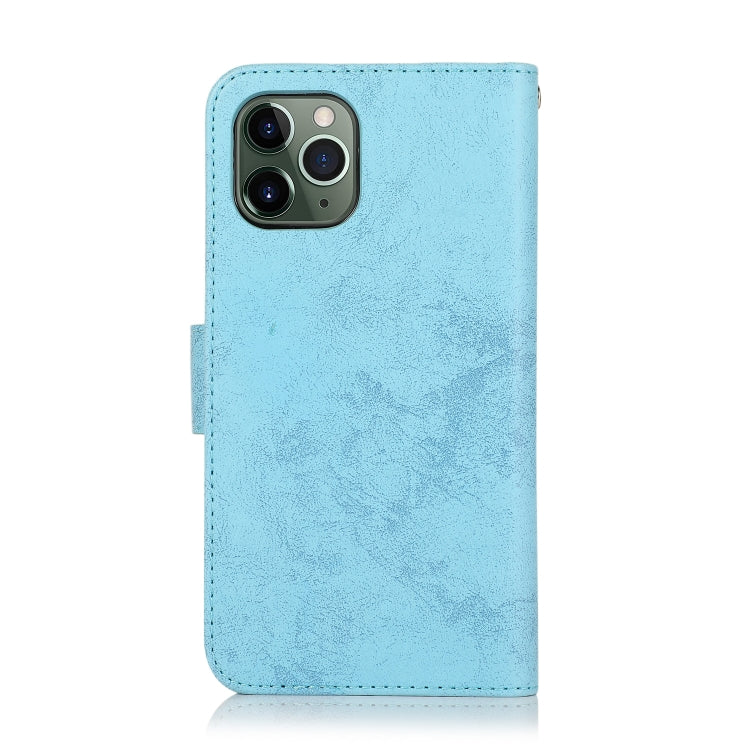 For iPhone 12 mini KLT888-2 Retro 2 in 1 Detachable Magnetic Horizontal Flip TPU + PU Leather Case with Holder & Card Slots & Photo Frame & Wallet