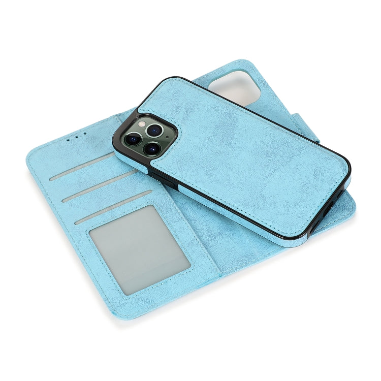 For iPhone 12 mini KLT888-2 Retro 2 in 1 Detachable Magnetic Horizontal Flip TPU + PU Leather Case with Holder & Card Slots & Photo Frame & Wallet
