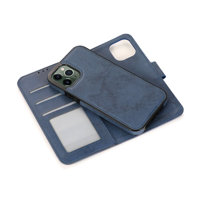 For iPhone 12 mini KLT888-2 Retro 2 in 1 Detachable Magnetic Horizontal Flip TPU + PU Leather Case with Holder & Card Slots & Photo Frame & Wallet