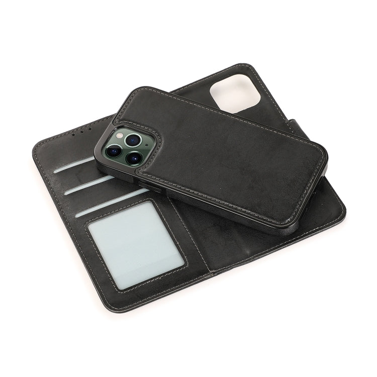 For iPhone 12 mini KLT888-2 Retro 2 in 1 Detachable Magnetic Horizontal Flip TPU + PU Leather Case with Holder & Card Slots & Photo Frame & Wallet