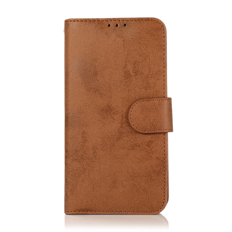For iPhone 12 mini KLT888-2 Retro 2 in 1 Detachable Magnetic Horizontal Flip TPU + PU Leather Case with Holder & Card Slots & Photo Frame & Wallet