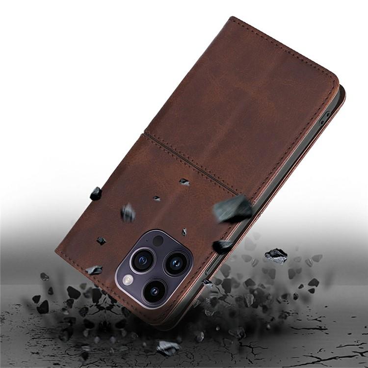 For Samsung Galaxy A05 4G Cow Texture Magnetic Leather Phone Case