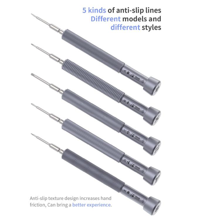 18 Kinds Precision Magnetic Super Hard Screwdriver, Model:B Phillips