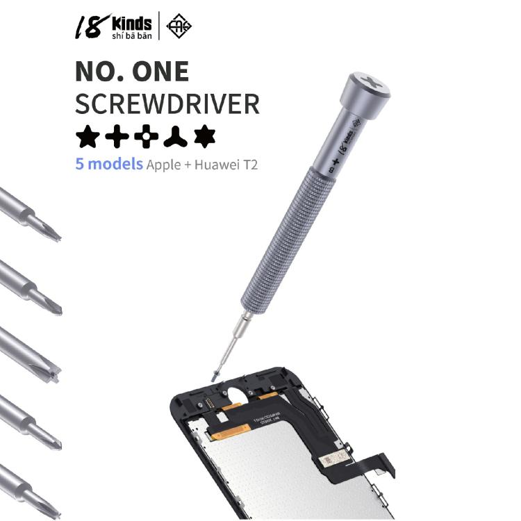 18 Kinds Precision Magnetic Super Hard Screwdriver, Model:B Phillips