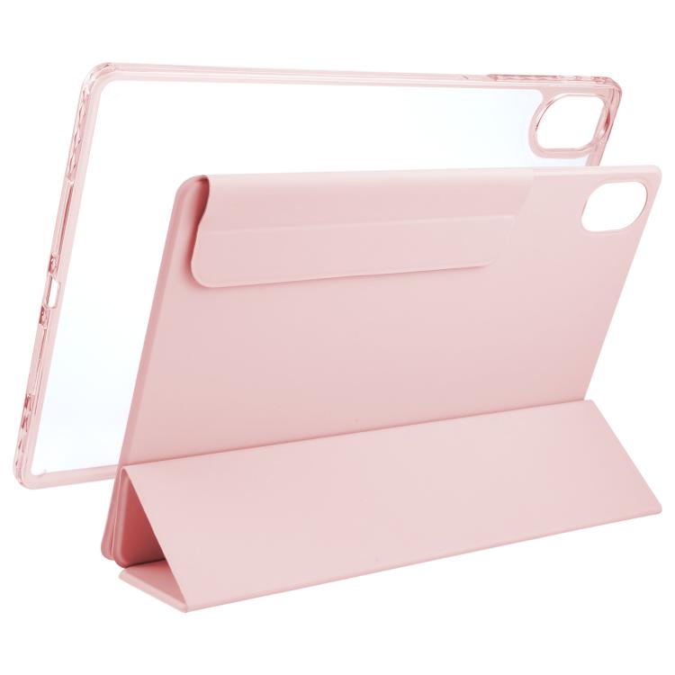 For Huawei MatePad Air 12 2024 Trifold Magnetic Split Acrylic Leather Tablet Case