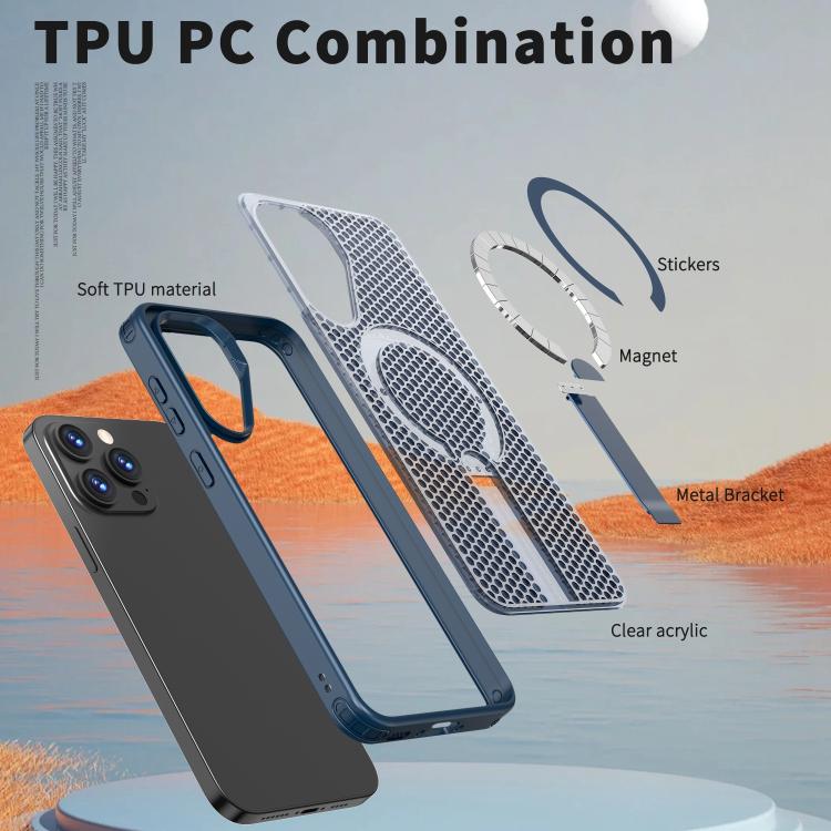 For Samsung Galaxy A26 5G Honeycomb Cooling MagSafe Holder Phone Case