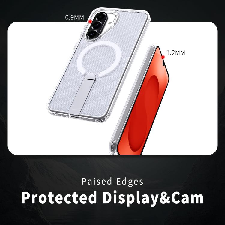 For Samsung Galaxy A26 5G Honeycomb Cooling MagSafe Holder Phone Case
